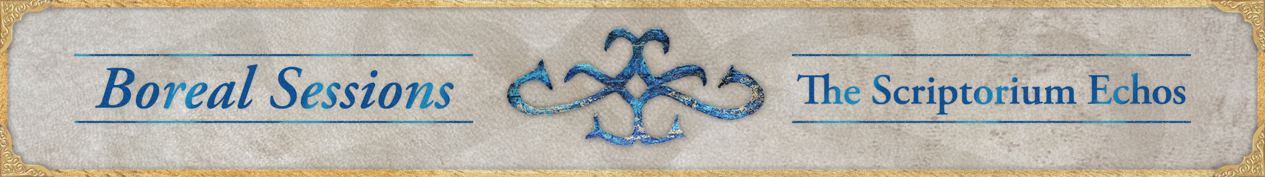 Boreal Sessions – The Scriptorium Echoes banner